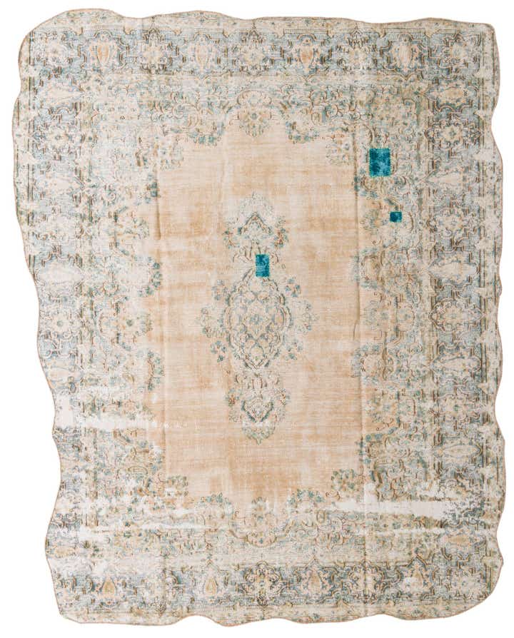 280cm x 355cm Handgeknüpft Ultra Vintage Persisch Wolle Teppich