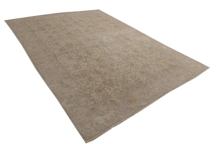 Detail image of 8' 9 x 12' 5 Hand Knotted Ultra Vintage Persian Wool Rug