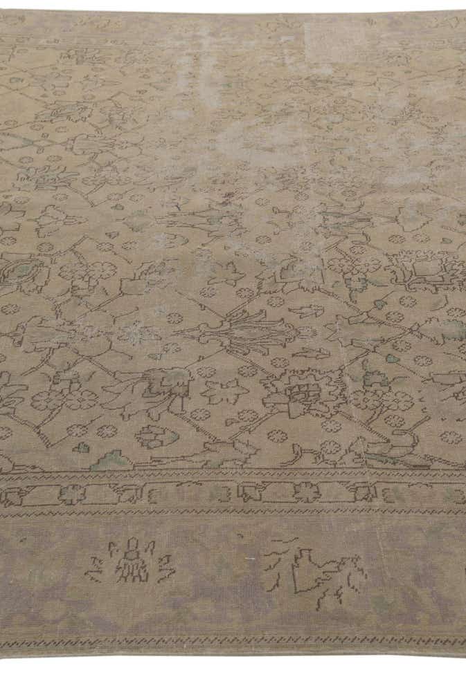 8' 9 x 12' 5 Hand Knotted Ultra Vintage Persian Wool Rug