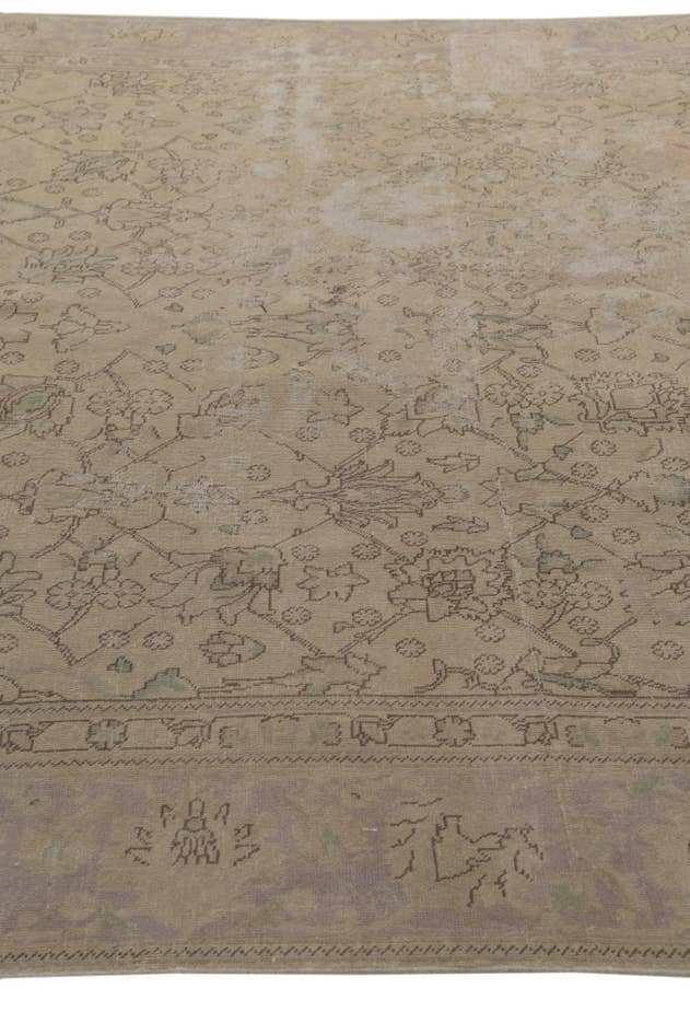 Detail image of 8' 9 x 12' 5 Hand Knotted Ultra Vintage Persian Wool Rug