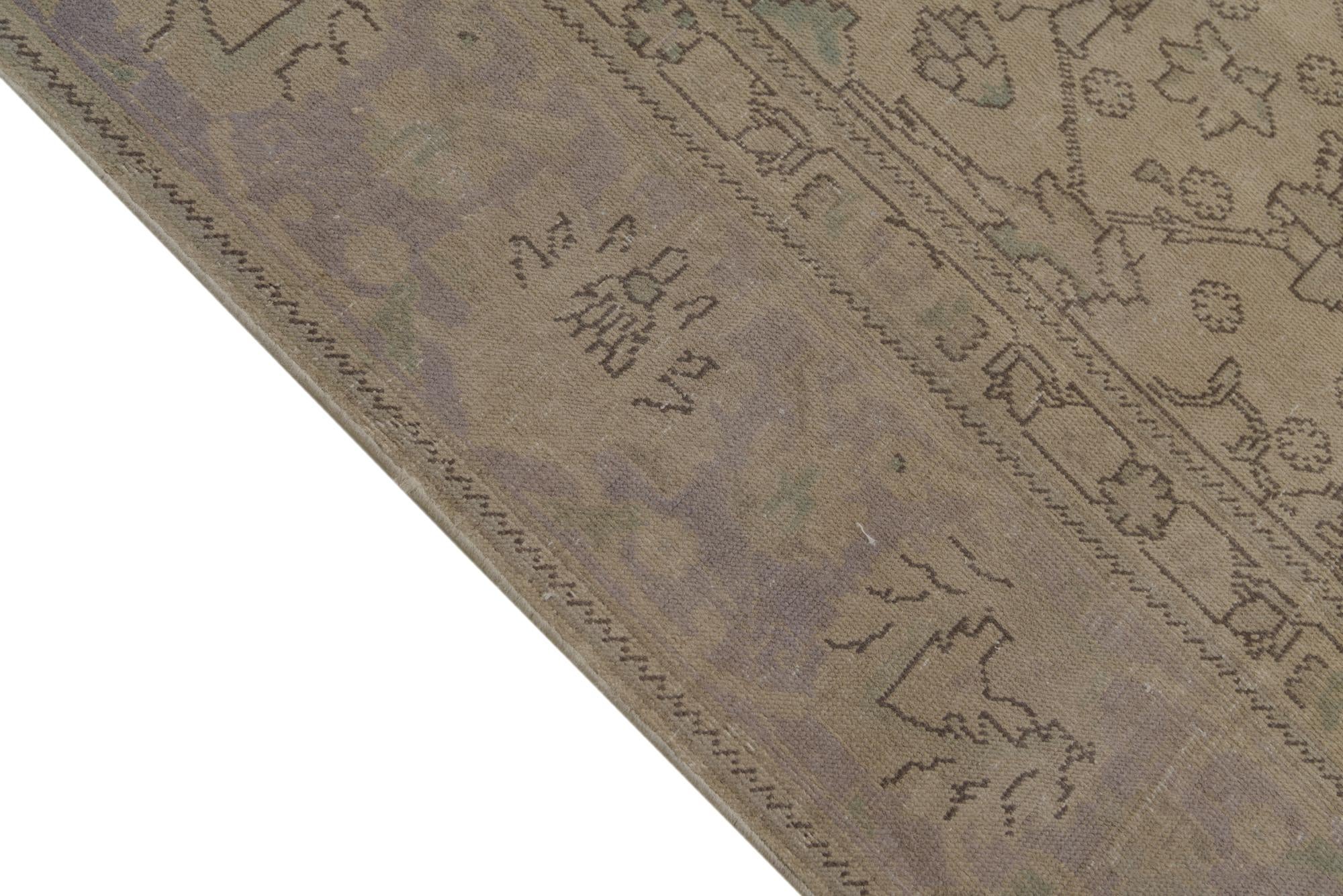 8' 9 x 12' 5 Hand Knotted Ultra Vintage Persian Wool Rug