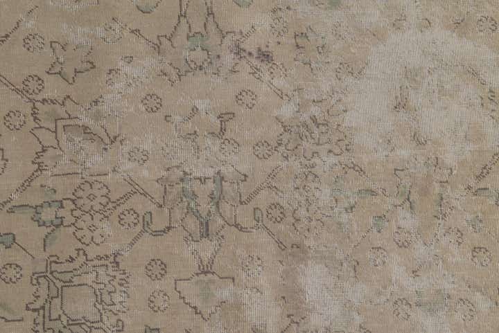 8' 9 x 12' 5 Hand Knotted Ultra Vintage Persian Wool Rug