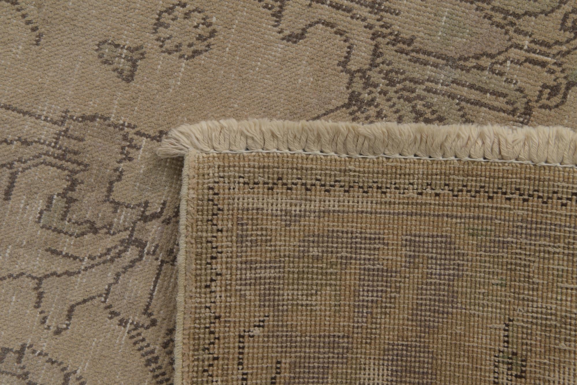 8' 9 x 12' 5 Hand Knotted Ultra Vintage Persian Wool Rug
