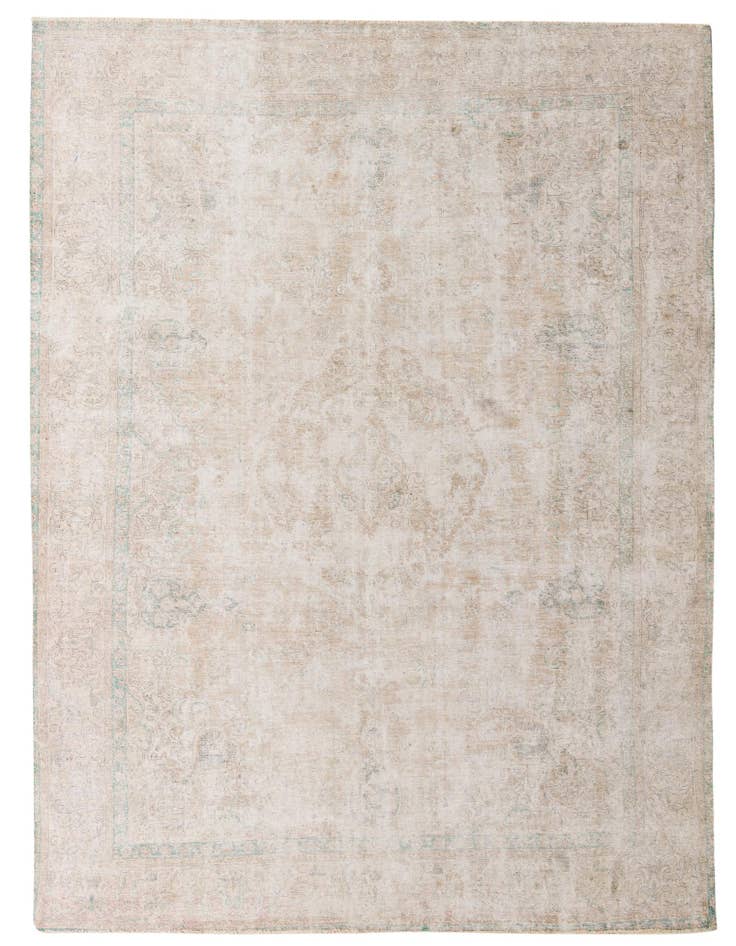 Detail image of 9' 5 x 12' 8 Hand Knotted Ultra Vintage Persian Wool Rug
