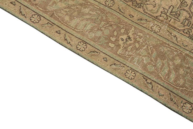 Detail image of 9' 6 x 12' 9 Hand Knotted Ultra Vintage Persian Wool Rug