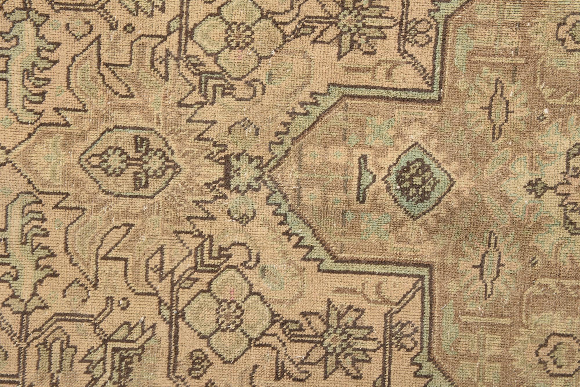 9' 6 x 12' 9 Hand Knotted Ultra Vintage Persian Wool Rug