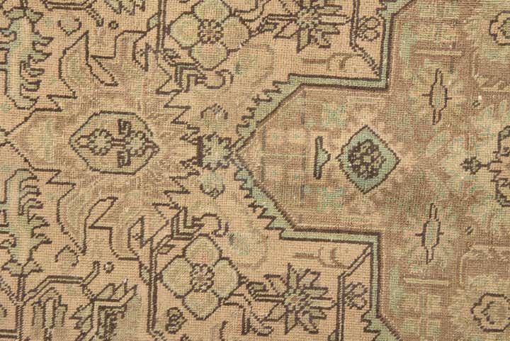 9' 6 x 12' 9 Hand Knotted Ultra Vintage Persian Wool Rug