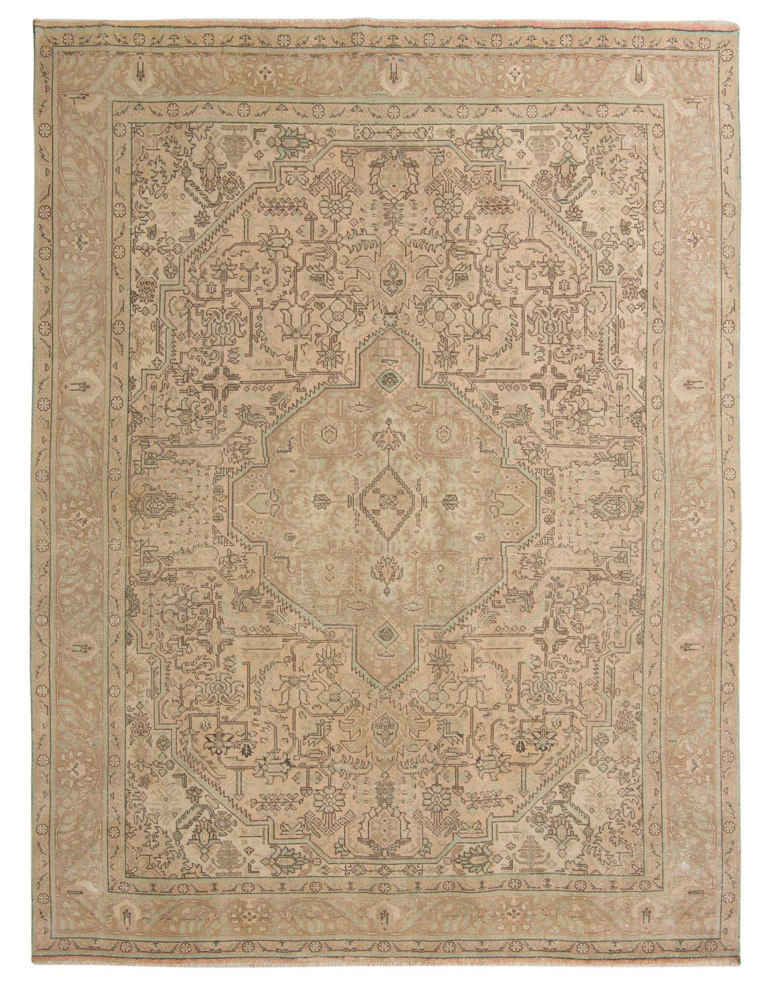Primary image 9' 6 x 12' 9  Hand Knotted Ultra Vintage Persian Wool Rug
