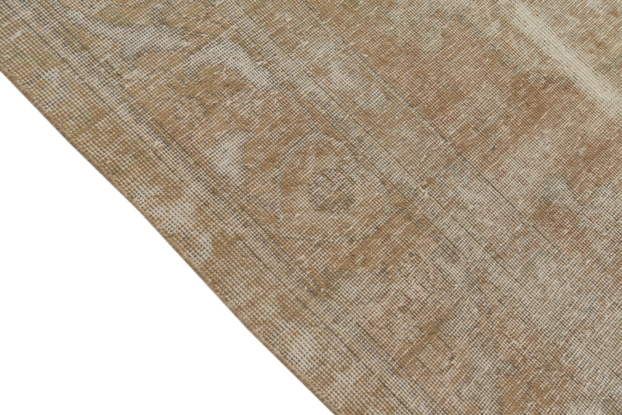 6' 4 x 9' 7 Hand Knotted Ultra Vintage Persian Wool Rug