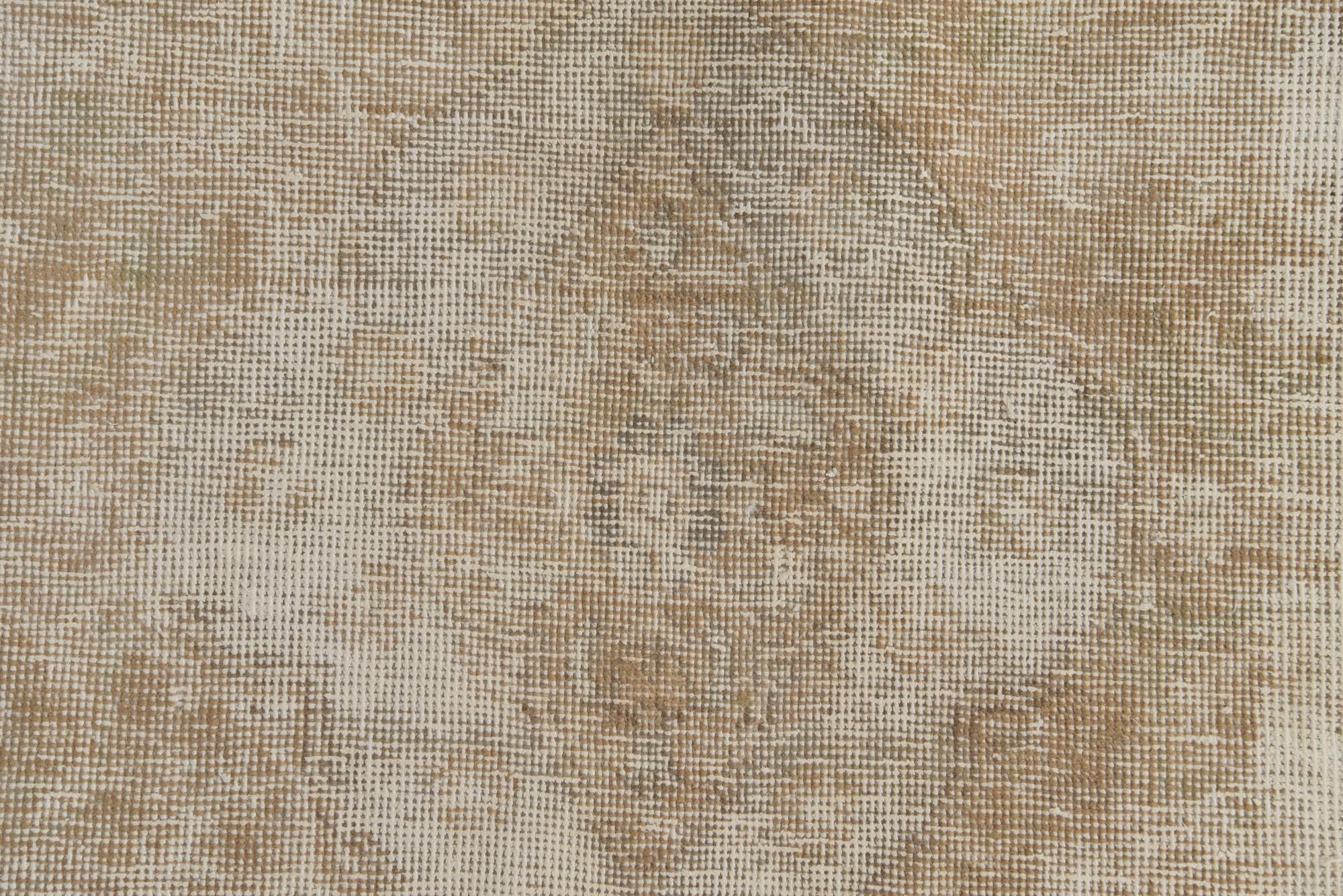 6' 4 x 9' 7 Hand Knotted Ultra Vintage Persian Wool Rug