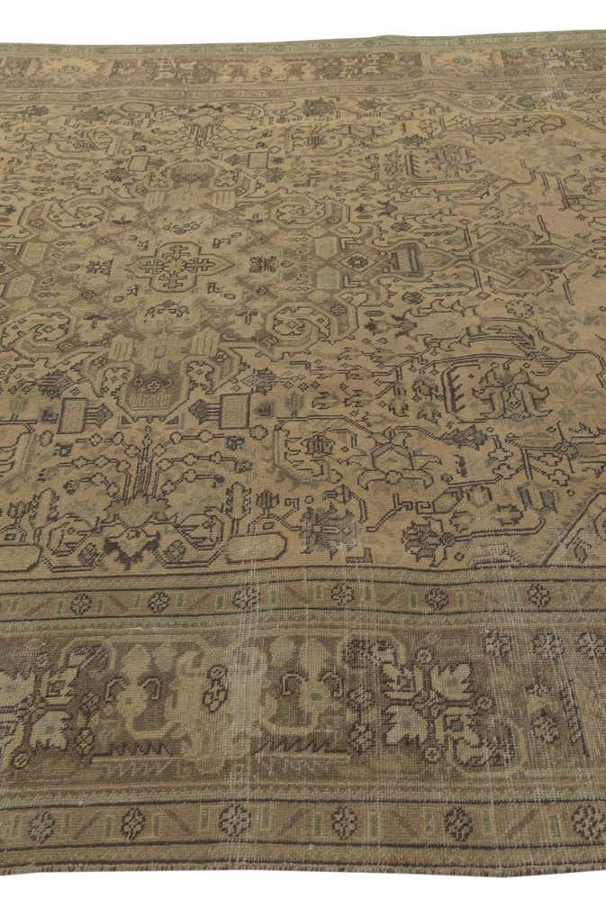 9' 6 x 12' 7 Hand Knotted Ultra Vintage Persian Wool Rug