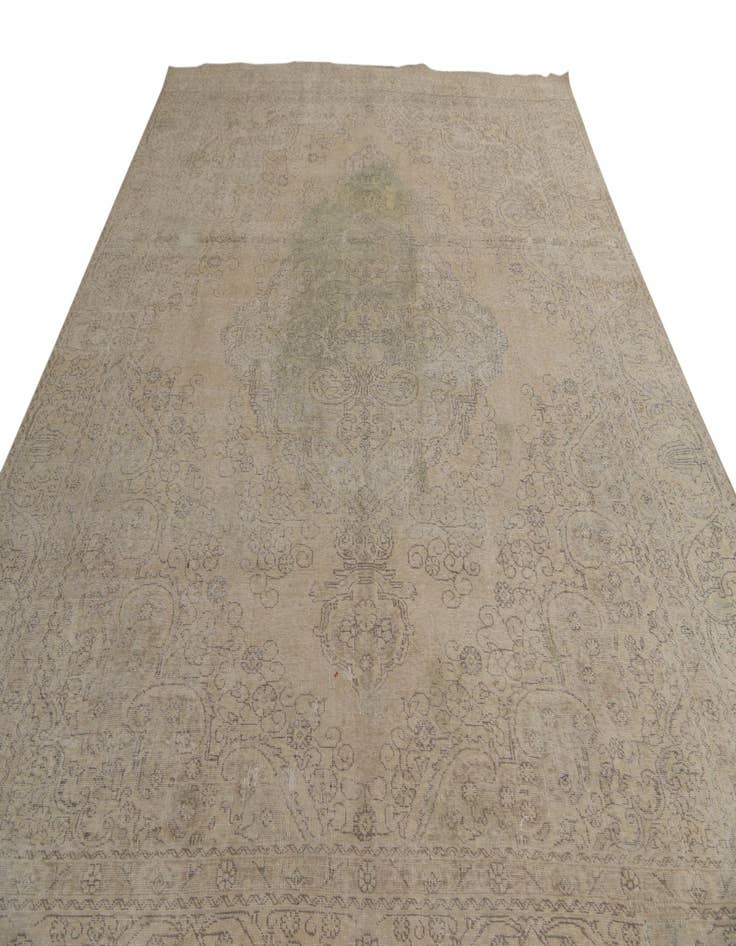 Detail image of 9' x 11' 10  Hand Knotted Ultra Vintage Persian Wool Rug