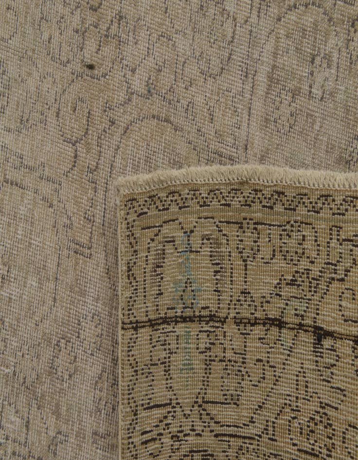 Detail image of 9' x 11' 10  Hand Knotted Ultra Vintage Persian Wool Rug