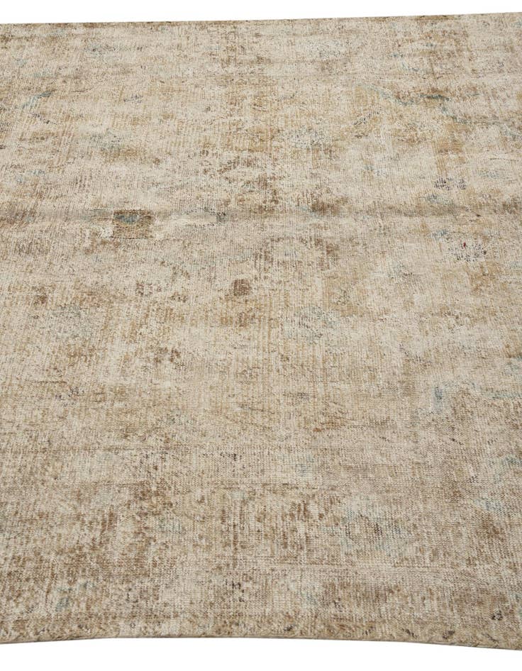 Detail image of 6' 6 x 9' 4  Hand Knotted Ultra Vintage Persian Wool Rug