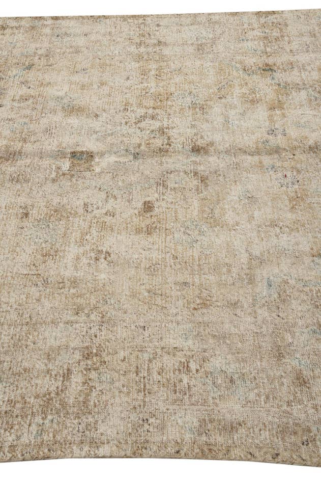 Detail image of 6' 6 x 9' 4 Hand Knotted Ultra Vintage Persian Wool Rug