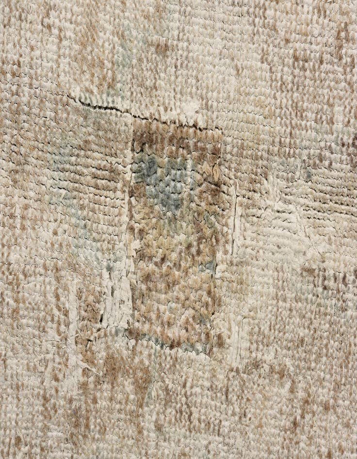 Detail image of 6' 6 x 9' 4  Hand Knotted Ultra Vintage Persian Wool Rug