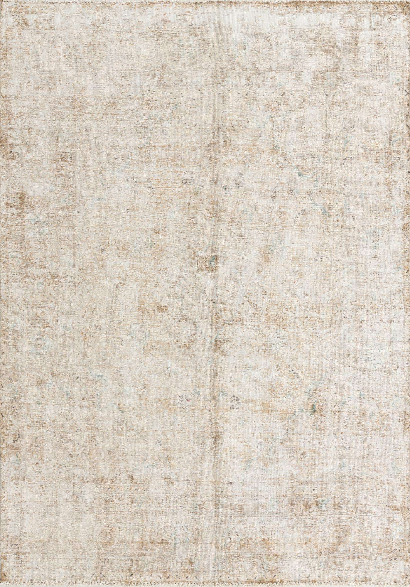 6' 6 x 9' 4 Hand Knotted Ultra Vintage Persian Wool Rug