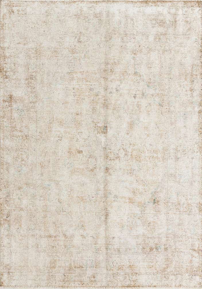 6' 6 x 9' 4 Hand Knotted Ultra Vintage Persian Wool Rug