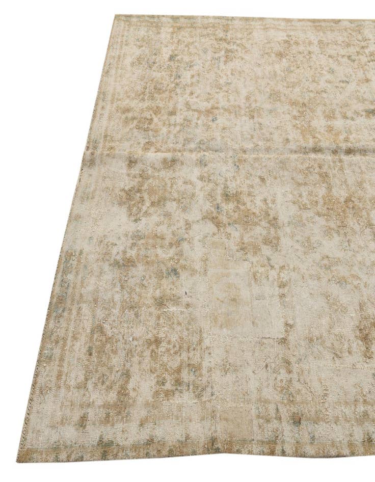 Detail image of 7' 2 x 10' 4  Hand Knotted Ultra Vintage Persian Wool Rug