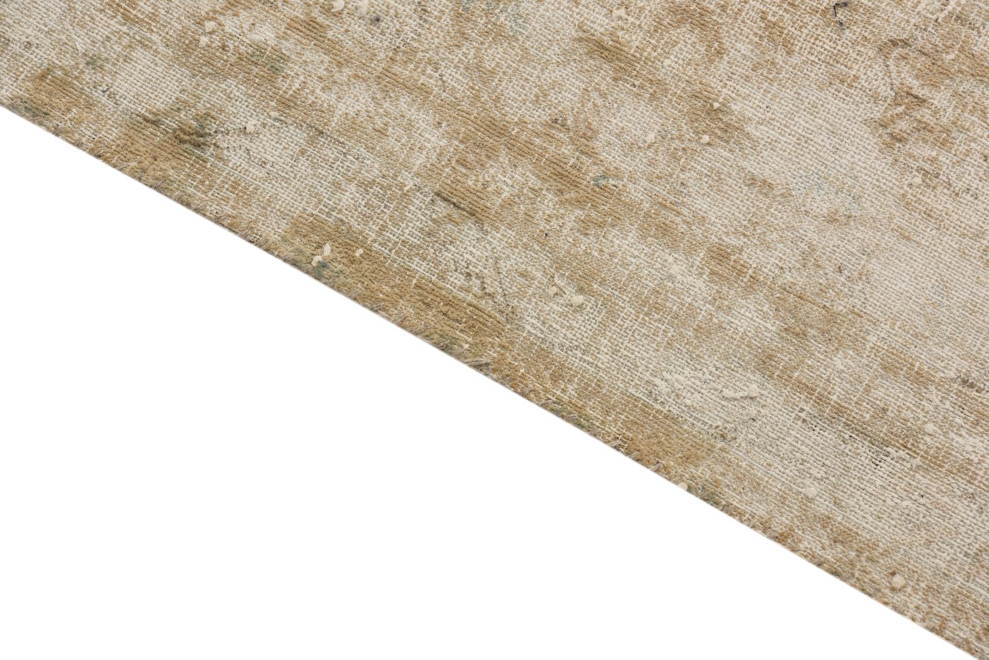 7' 2 x 10' 4 Hand Knotted Ultra Vintage Persian Wool Rug