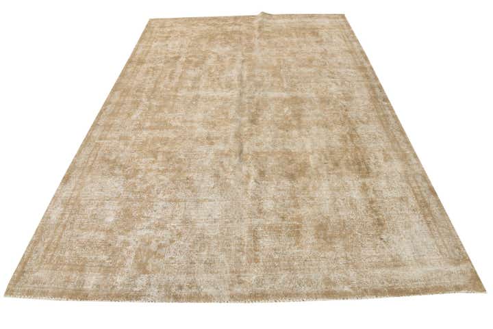 6' 10 x 10' 1 Hand Knotted Ultra Vintage Persian Wool Rug