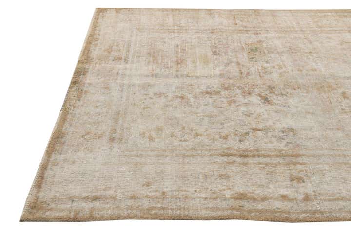 195cm x 285cm Noué main Ultra Vintage Tapis Persan Laine