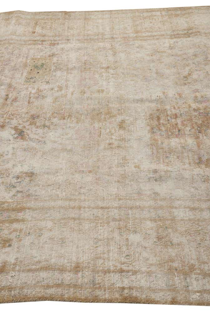 195cm x 285cm Noué main Ultra Vintage Tapis Persan Laine