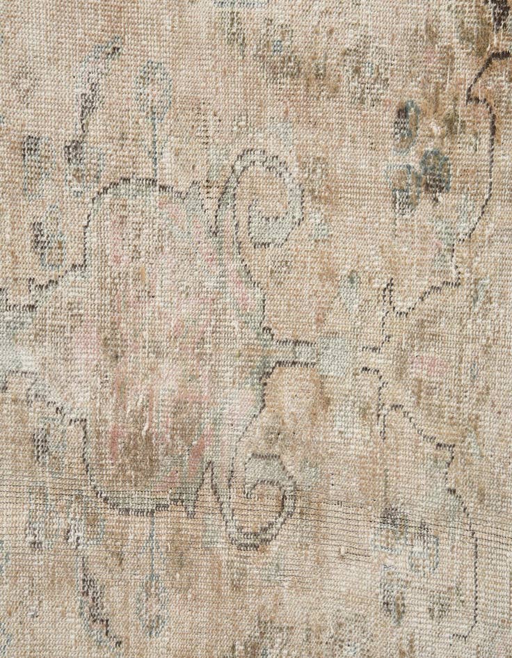 Detail image of 7' 2 x 10' 6  Hand Knotted Ultra Vintage Persian Wool Rug