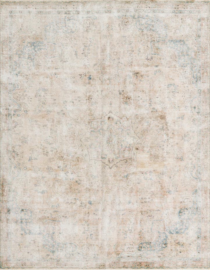  7' 2 x 10' 6  Hand Knotted Ultra Vintage Persian W...