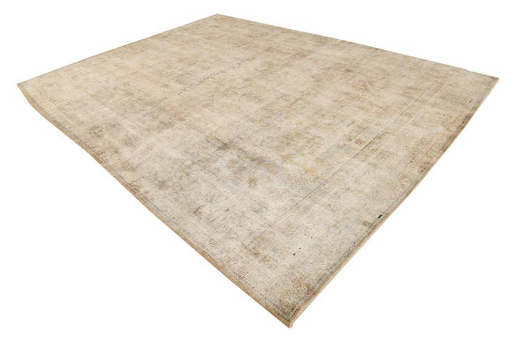 Detail image of 9' 10 x 12' 10 Hand Knotted Ultra Vintage Persian Wool Rug