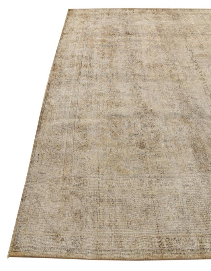 Detail image of 9' 10 x 12' 10  Hand Knotted Ultra Vintage Persian Wool Rug