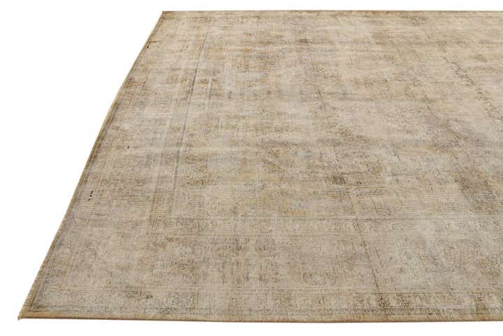 9' 10 x 12' 10 Hand Knotted Ultra Vintage Persian Wool Rug