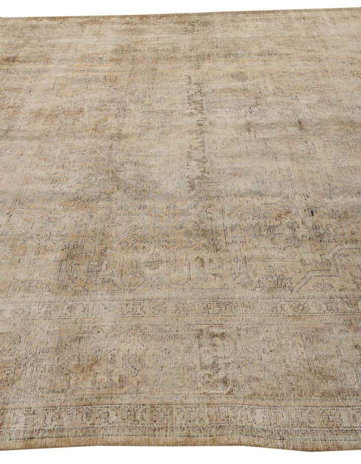 Detail image of 9' 10 x 12' 10  Hand Knotted Ultra Vintage Persian Wool Rug