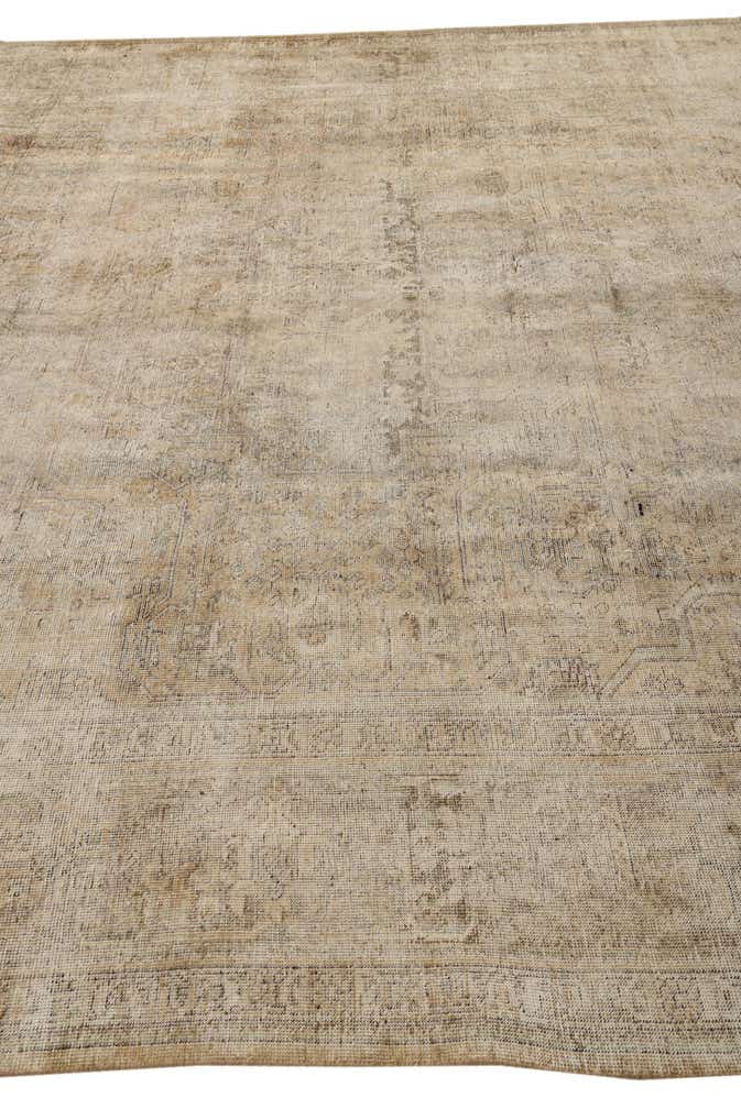 9' 10 x 12' 10 Hand Knotted Ultra Vintage Persian Wool Rug