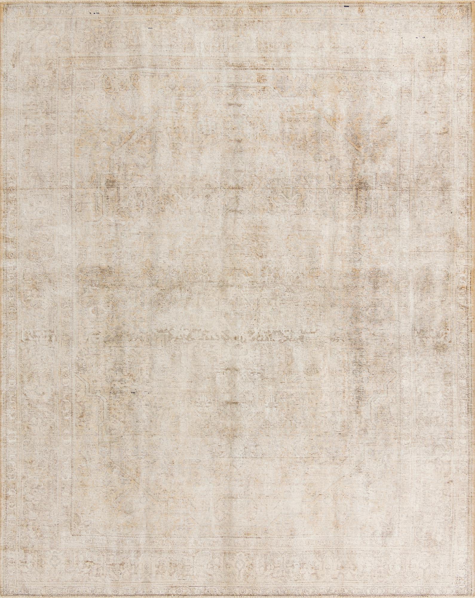 9' 10 x 12' 10 Hand Knotted Ultra Vintage Persian Wool Rug