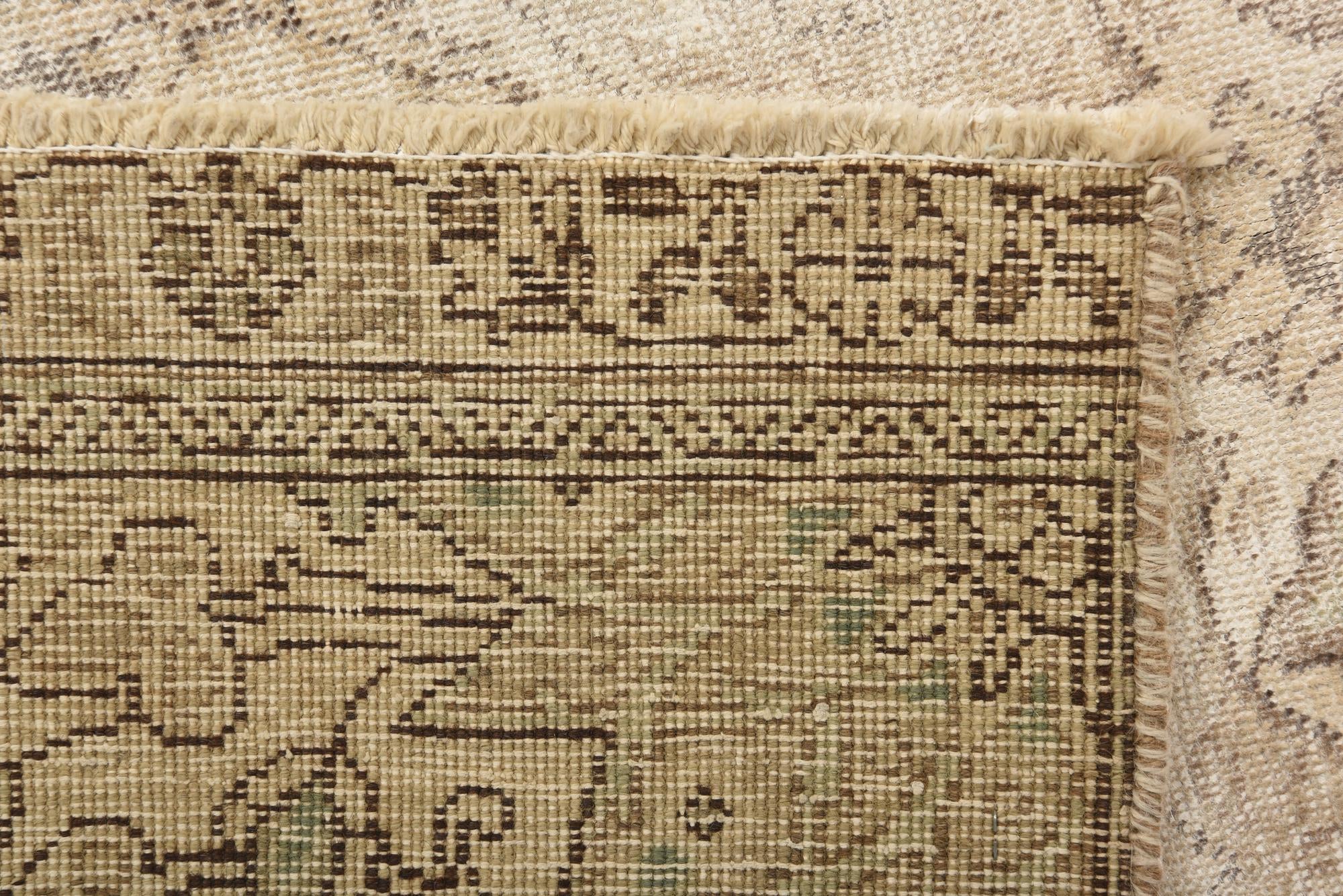 5' 7 x 8' 9 Hand Knotted Ultra Vintage Persian Wool Rug