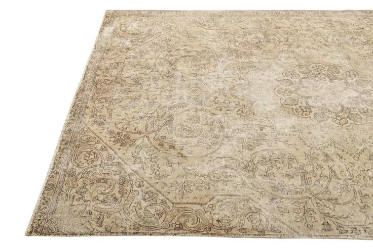 Detail image of 5' 7 x 8' 9 Hand Knotted Ultra Vintage Persian Wool Rug