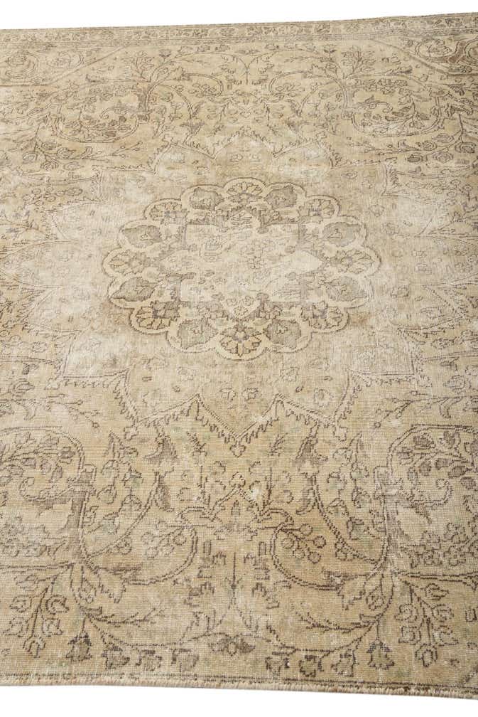 5' 7 x 8' 9 Hand Knotted Ultra Vintage Persian Wool Rug