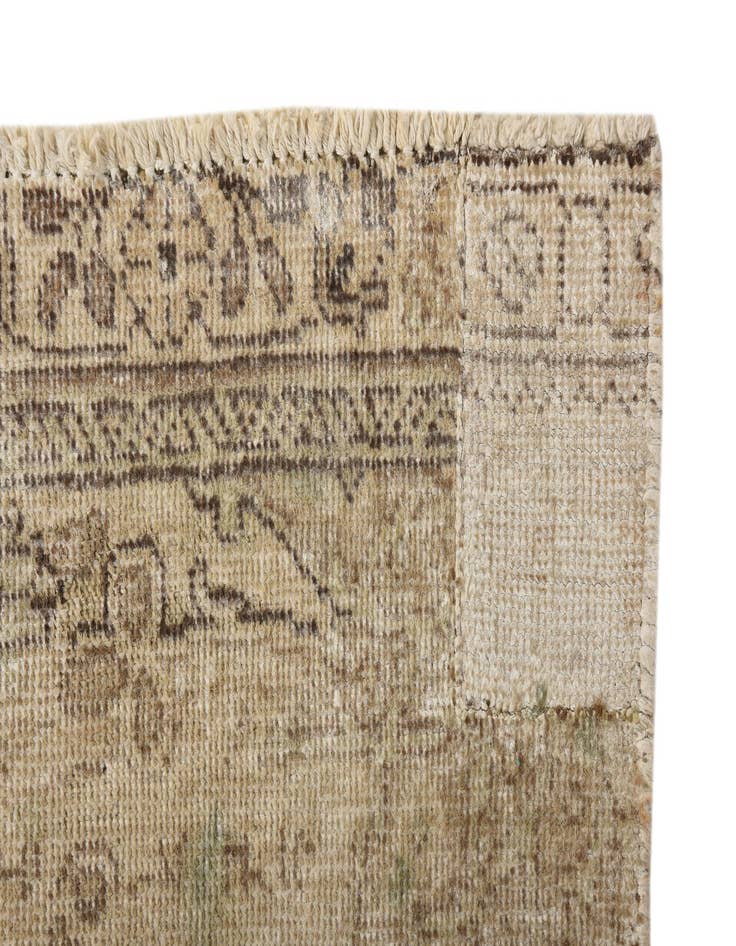 Detail image of 5' 7 x 8' 9  Hand Knotted Ultra Vintage Persian Wool Rug