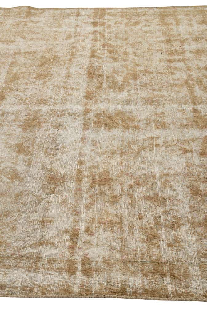 6' 9 x 9' 7 Hand Knotted Ultra Vintage Persian Wool Rug