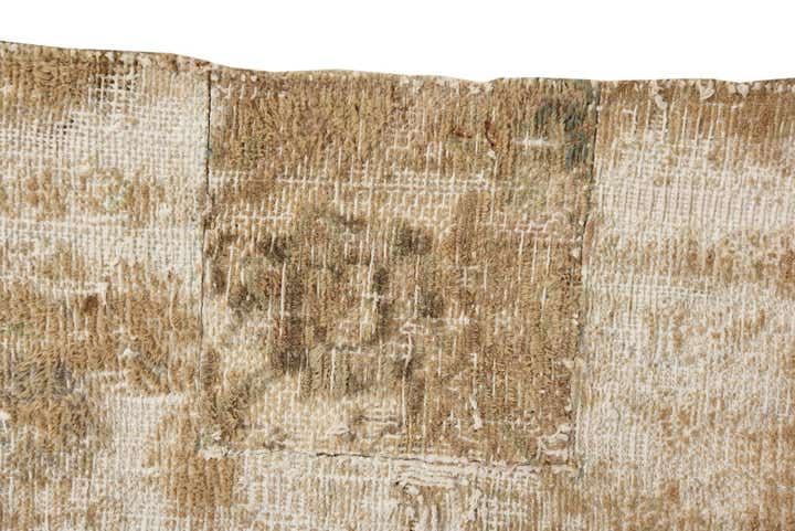 6' 9 x 9' 7 Hand Knotted Ultra Vintage Persian Wool Rug