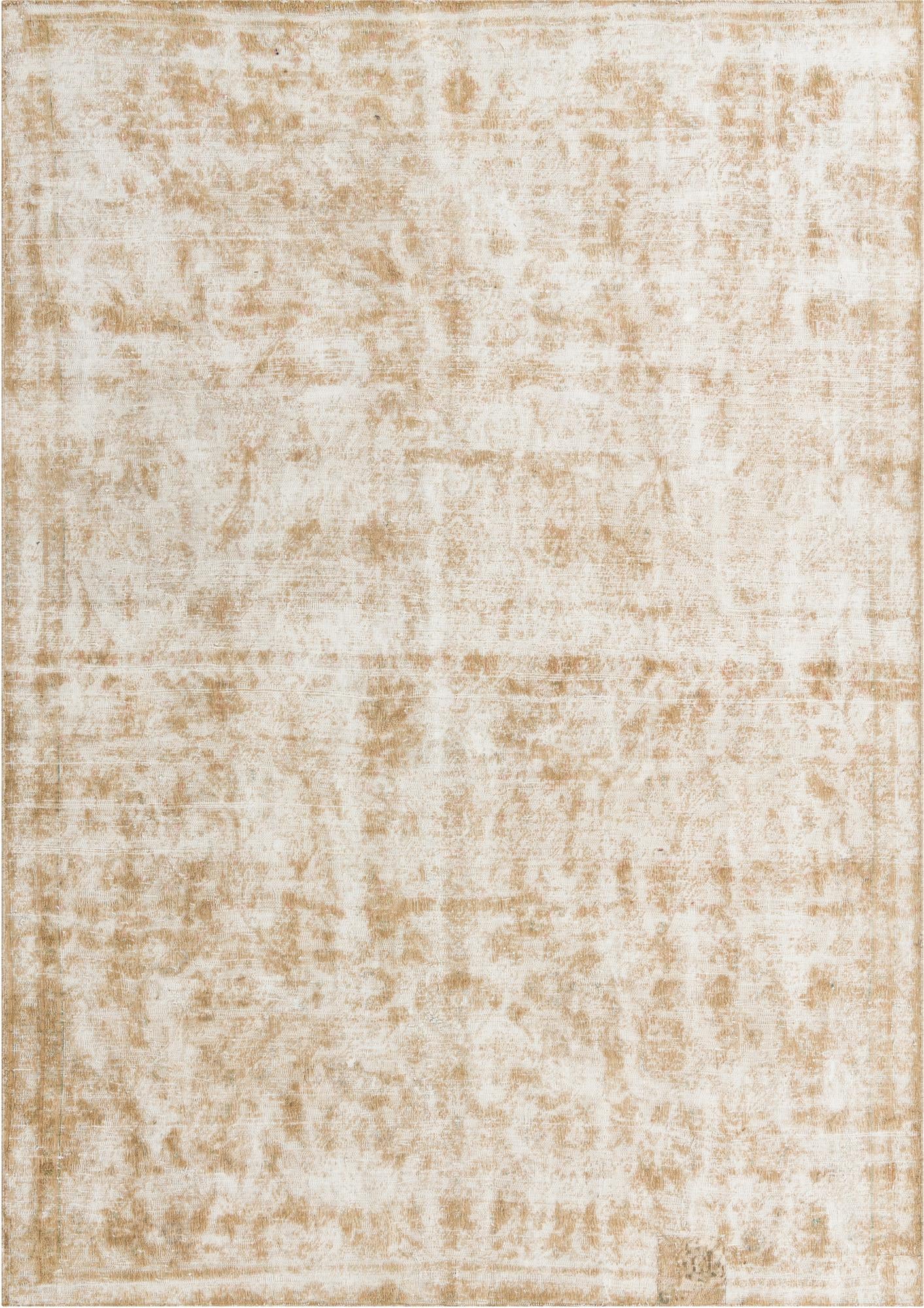 6' 9 x 9' 7 Hand Knotted Ultra Vintage Persian Wool Rug