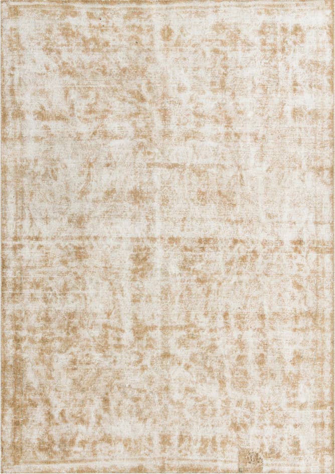 Detail image of 6' 9 x 9' 7 Hand Knotted Ultra Vintage Persian Wool Rug