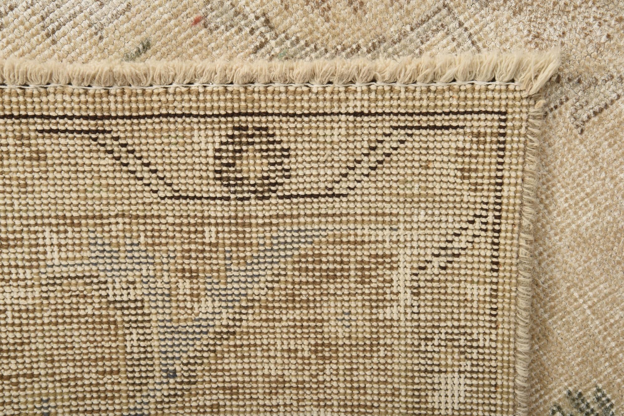 6' 7 x 9' 2 Hand Knotted Ultra Vintage Persian Wool Rug