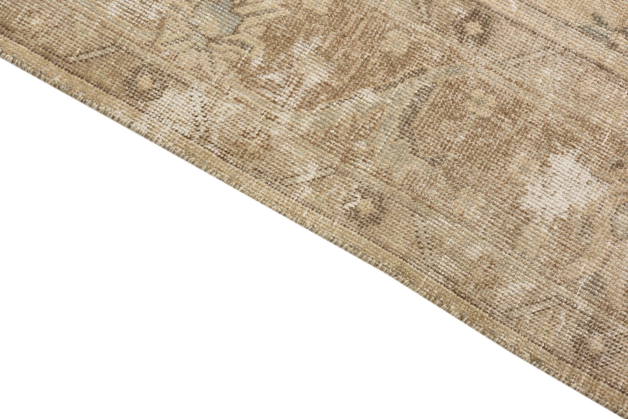 6' 7 x 9' 2 Hand Knotted Ultra Vintage Persian Wool Rug