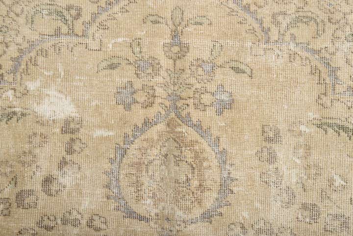 6' 7 x 9' 2 Hand Knotted Ultra Vintage Persian Wool Rug