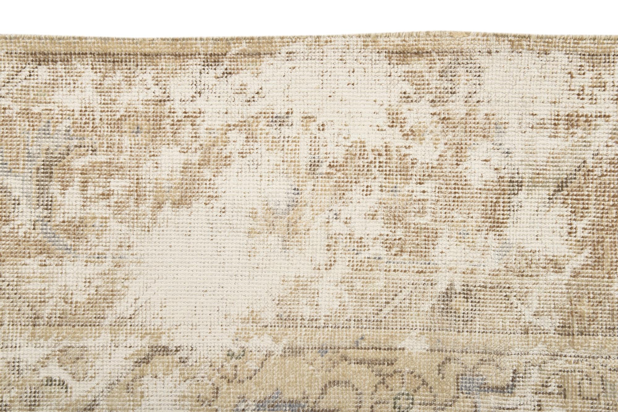 6' 7 x 9' 2 Hand Knotted Ultra Vintage Persian Wool Rug