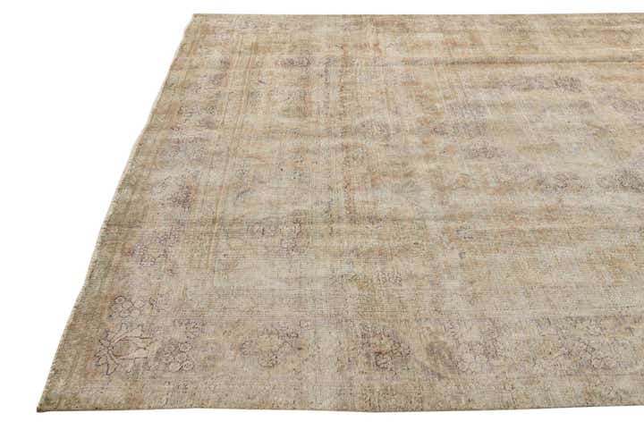 8' x 11' Hand Knotted Ultra Vintage Persian Wool Rug