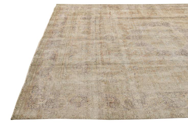 Detail image of 8' x 11' Hand Knotted Ultra Vintage Persian Wool Rug