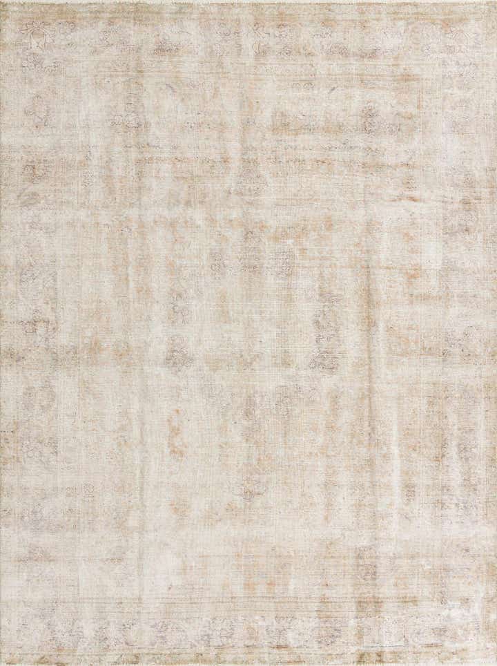 8' x 11' Hand Knotted Ultra Vintage Persian Wool Rug